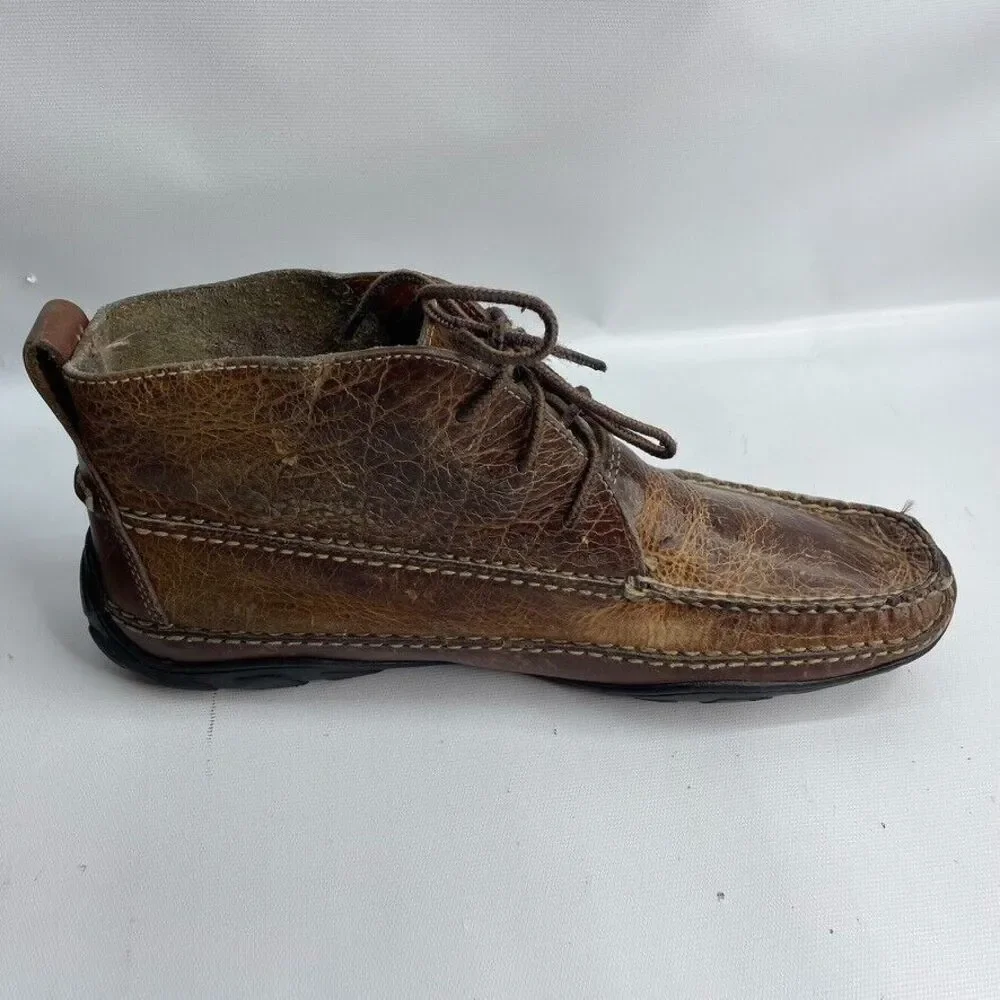 LL‎ Bean Chukka Boot Signature Moc Ankle Lace Up Sz 10 (READ)